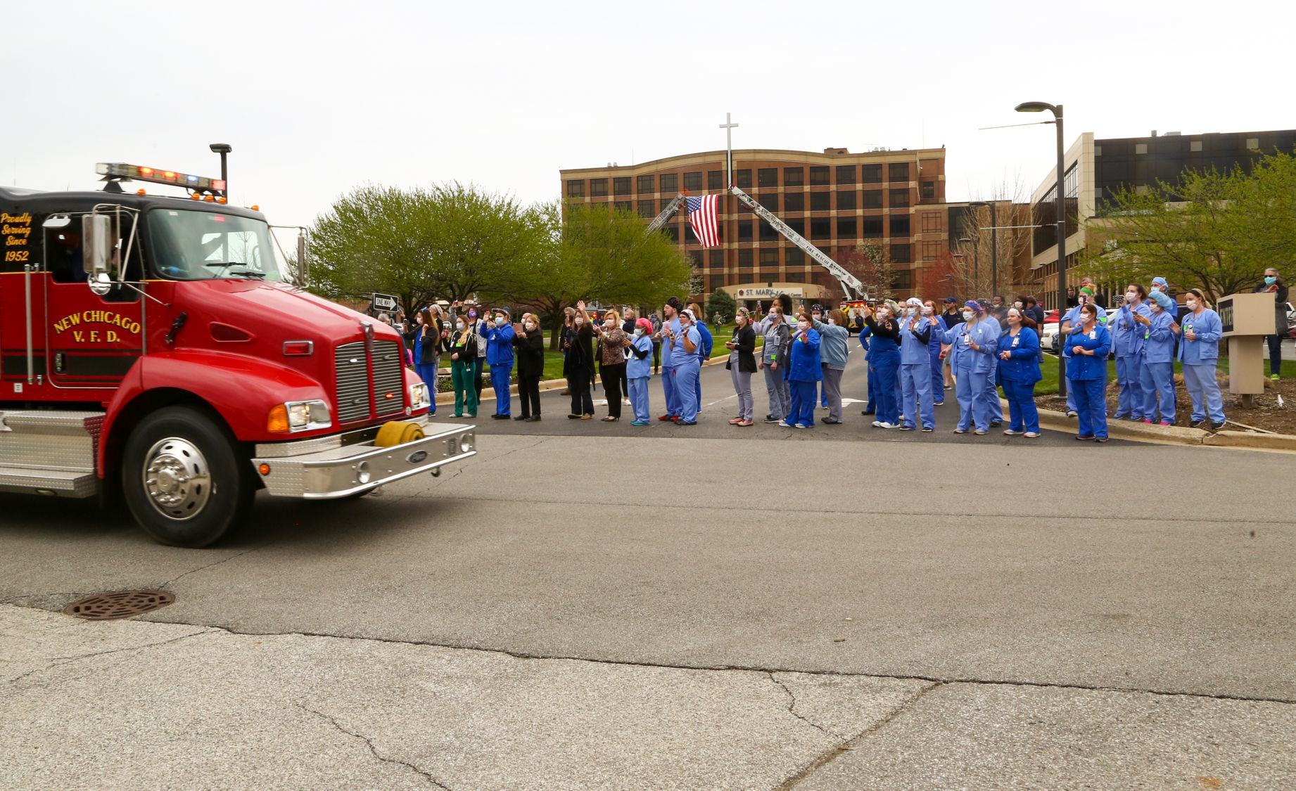 City of Hobart shows support for healthcare workers